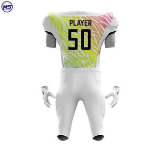 Customized Logo Printing American Football Uniform Breathable Polyester Sports Wear Plus Size <b>Sets</b> <b>on</b> Sale - Product Image 4