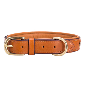 New Design Pet Collar Personalized Genuine Leather Dog Collars With Soft <b>Padding</b> for Brass Accessories Wholesaler - Product Image 5