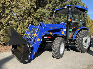 Factory Price for TE254 Compact Tractor 70HP 2WD Small Farm Tractor Engine Pump Ready Ship Agricultural Machinery Supplier - Product Image 1