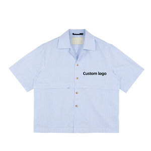 Logo personnalisé en gros hommes couleur unie col rond T-Shirt décontracté grande taille hommes 100% coton Streetwear respirant à manches courtes - Product Image 6