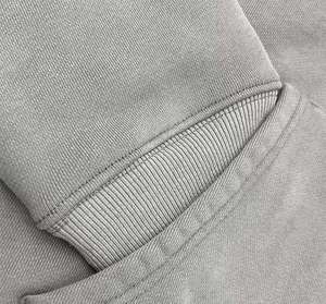 Sweat-shirt à capuche en molleton délavé personnalisé pour homme et femme, streetwear, surdimensionné, vintage, lavé, épaules tombantes - Product Image 5