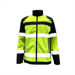 Chaquetas de Seguridad Reflectantes de Alta Visibilidad Impermeables, de Poliéster de Secado Rápido, Antibacterianas, Unisex, para Tráfico Vial y Uso en Aeropuertos - Product Image 1