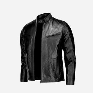 Nueva llegada de moda Chaqueta de cuero de moda de calidad superior Estilo callejero Hecho Fabricante Chaqueta de cuero de moda para hombres - Product Image 3