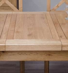 Table à manger extensible en bois massif (4 à 8 places) - Product Image 3