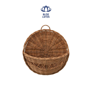 ตะกร้าหวายติดผนังสไตล์เวียดนาม - Product Image 1