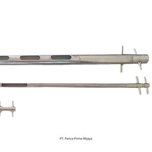 Sonde d'échantillonnage de céréales Ogawa en acier inoxydable 304 de haute qualité, 150 cm, double tube, précision de 5 %, riz, maïs, soja, Jakarta Raya OEM/ODM - Product Image 1
