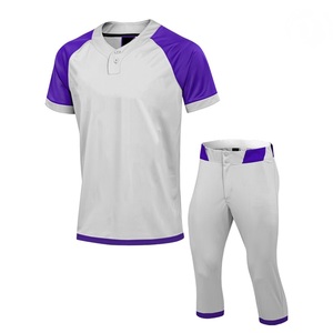Uniformes de Béisbol Personalizados de Alta Calidad, 100% Poliéster, Transpirables, de Secado Rápido, Conjuntos para Hombre Adulto, Diseño Personalizado - Product Image 6