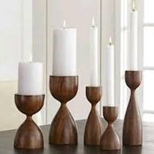 Candelabro de Madera Natural Hecho a Mano para Decoración del Hogar, Diseño Clásico, Tamaño Personalizable, para 6 Velas, Estilo Escalera, Decoración Exquisita - Product Image 2