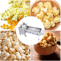 Machine à pop-corn de maïs de bouilloire de caramel commerciale d'acier inoxydable machine industrielle de fabricant de pop-corn à vendre