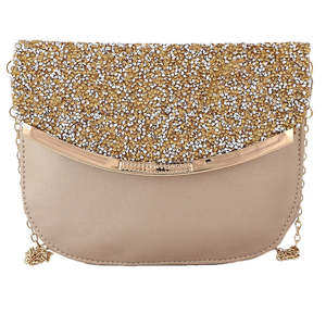 Bolso de mano elegante para mujer 6717 - Dorado - Product Image 3