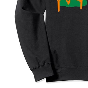 2025 gran oferta para hombre patrón sólido de moda 100% algodón invierno perfecto algodón polar sudadera cuello redondo personalizado lavado ácido - Product Image 5