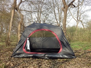 Tienda grande de lujo 2022 para 5-6 personas, poste de aluminio de tela de poliéster impermeable de alta calidad para viajes familiares al aire libre, Camping - Product Image 3