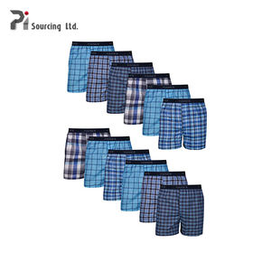 Calzoncillo bóxer de LICRA para hombre, ropa interior tejida a rayas, diseño personalizado, varios diseños, 100% algodón - Product Image 6