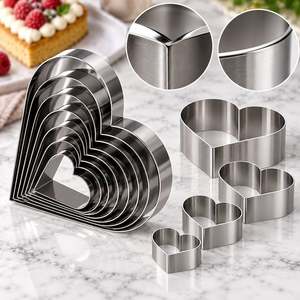 แหวนเค้กฟิดา รูปหัวใจ อาร์กอน 1.2 มม. สูง 5 ซม. สแตนเลส - Product Image 2