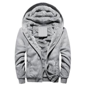 Vente en gros blouson bombardier unisexe grande taille XL en fausse fourrure manteau d'hiver épais col montant toile effet bulle avec logo sur le devant - Product Image 2