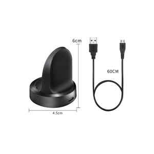 Câble de charge USB noir Netzy de 1 m pour Samsung Gear S3 Frontier/Classic Smartwatch, support et socle de remplacement - Product Image 3