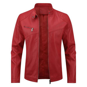 Chaqueta de Cuero Genuino para Hombre, Fabricación Premium, Prenda Exterior de Moda, Ideal para Invierno, Estilo Casual y Urbano - Product Image 1