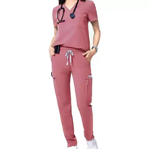 Uniformes Médicos Unisex Personalizados de Rayón y Lona, Uniformes de Enfermería OEM, Conjuntos de Uniformes para Personal de Farmacia, Gran Venta 2026 - Product Image 1