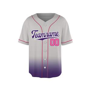 Jersey de béisbol con diseño de cárdigan de estilo americano personalizado, camiseta de manga corta, ropa deportiva de competición de béisbol personalizada para hombres - Product Image 4