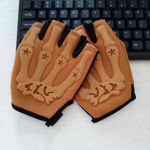 Venta al por mayor medio dedo ciclismo Motor bicicleta ciclo motocicleta guantes impermeables Karting guantes Motocross motociclismo guantes - Product Image 6