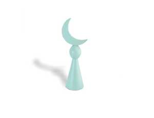 Estatuilla de mezquita y Media Luna de madera de lujo con incrustaciones de perlas para la decoración de Ramadan Mubarak - Product Image 3