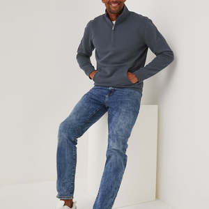 Sweat-shirt à capuche zippé pour homme en molleton bouclette de coton épais de luxe, coupe droite, longueur standard, personnalisable, pour l'hiver, vente en gros - Product Image 4