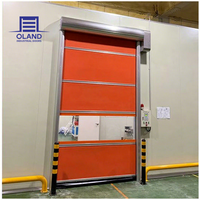 Porte industrielle rapide en PVC certifiée CE, design moderne, imperméable, rideau PVC avec surface finie