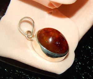 Colgantes finos de Plata de Ley 925, abalorios de ópalo negro etíope, forma de amante, estilo Vintage, acabado en rodio, cantidad a granel - Product Image 4