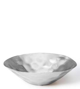 Tazón redondo y martillado de hierro y latón AK, plato de diseño campestre para servir alimentos, recubierto de bronce antiguo, tamaño Ideal para decoración del hogar - Product Image 3