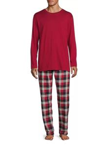 Pijama de algodón con estampado completo informal para hombre de nuevo diseño 2025, tela de punto de Color sólido, precio inmejorable DE LA India - Product Image 2