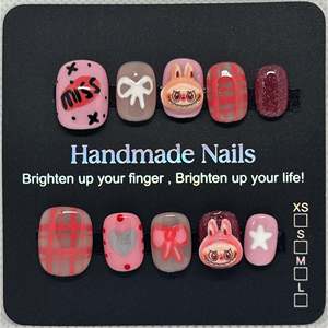 Labubu Small Artificial Fingernails - Product Image 1