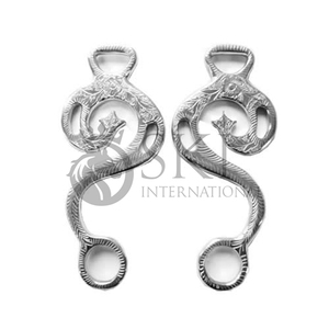 Meilleure qualité en acier inoxydable Hackamore Shanks vente en gros Offre Spéciale équitation Bitless Western Bits OEM ODM produits équestres - Product Image 3