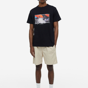 ขายส่งผ้าฝ้าย 100% พิมพ์คุณภาพสูงธรรมดาคุณภาพสูงโลโก้ที่กําหนดเองฤดูร้อน - Product Image 1