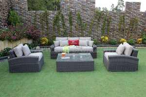 Modern Design Newest Model Synthetic Rattan Sofa Wicker Garden Furniture for Outdoor and Living Room for the Christmas Season - Product Image 2