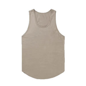 Haute qualité hommes débardeur entraînement vêtements de fitness couleur unie à la mode débardeur pour hommes au prix de gros - Product Image 2