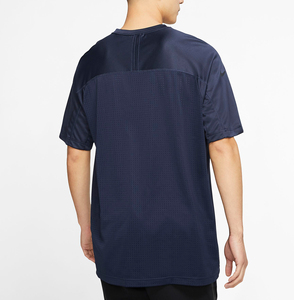 Camiseta de manga corta con cuello redondo y logotipo personalizado de secado rápido para gimnasio para hombre 2025 - Product Image 4