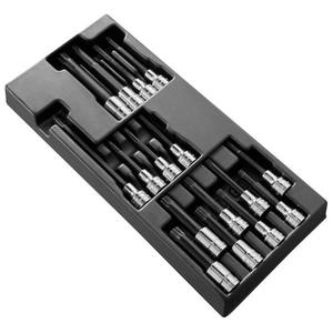 Facom 16pc Set 1/2 Hex <b>Torx</b> & Spline <b>Bit</b> Socket for Cylinder Heads - Product Image 1