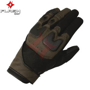 Gants de moto en cuir de chèvre noir et en mesh de qualité supérieure, cuir véritable, conduite de moto, unisexe, sport, imperméables, respirants - Product Image 5