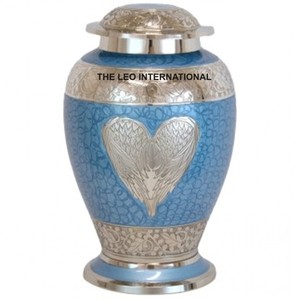 เถ้ากระดูกสำหรับผู้ใหญ่6.5X6.5X11นิ้วที่เก็บขี้เถ้าโลหะทองเหลืองสีชมพูสำหรับเผาเคลือบผิว228ลูกบาศก์ - Product Image 2