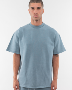 เสื้อสเวตเตอร์คอกลมทรงโอเวอร์ไซส์ผ้าคอตตอน 100% คุณภาพสูง น้ำหนักมาก แบบสั่งทำพิเศษสำหรับผู้ชาย - Product Image 6