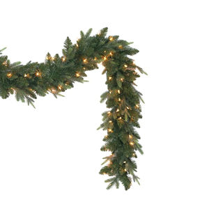 2023 guirlandes et couronnes de noël pour décorations de noël ornements approvisionnement en vrac guirlande verte de noël fabriquée en inde - Product Image 5