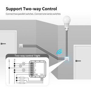 Venta <span class=keywords><strong>Directa</strong></span>: Módulo de Interruptor Inteligente WiFi Tuya de 3 Canales 3x3.3A con Control por Voz Alexa y Google, y Función de Encendido/Apagado Programado PST-S03 - Product Image 6