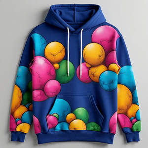 OEM Logo/Marque À Capuche Imprimé Impression Numérique 100% Coton Polaire Hommes Pull Hiver Haute Qualité À Capuche Conception-Manches Écran - Product Image 6