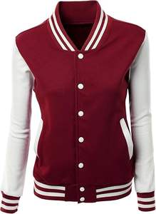Blouson aviateur Letterman sur mesure pour femmes, style baseball, veste universitaire, broderie, fabricant de mode - Product Image 6