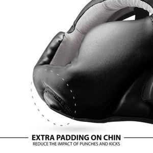 Nouveauté Casque de Kickboxing Portable Protection Complète du Menton Protection Personnalisée Imprimée Casque de Boxe Protection Professionnelle - Product Image 6