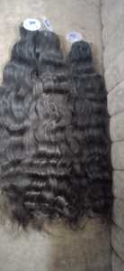 24 POUCES PROFONDS ONDULÉS NATURELS CHEVEUX CRUS INDIENS QUALITÉ SUPÉRIEURE - Product Image 5