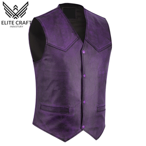 Chaleco de Invierno Reversible de Cuero Genuino para Hombre, Transpirable, de Alta Calidad, para Comodidad y Estilo - Product Image 1