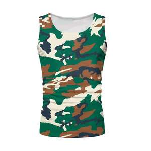 เสื้อกล้ามผู้ชาย ระบายอากาศได้ดี ผ้าถัก สวมใส่สบาย แห้งเร็ว โพลีเอสเตอร์ 100% คอกลม พร้อมโลโก้และดีไซน์ผ้าตามสั่ง - Product Image 5