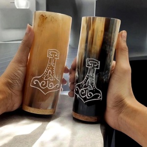 Corne à boire en verre, tasse viking, écologique, haute qualité - Product Image 3