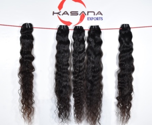 Fabricantes Cheap100 % vietnamita paquete virgen crudo Proveedor natural máquina alineada con cutícula extensiones de cabello humano de doble trama - Product Image 3